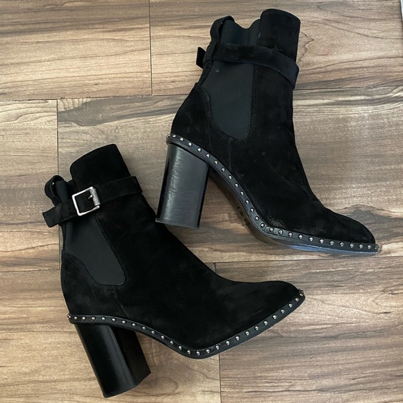 Rag & Bone Romi Studded Suede Bootie - Picture 2 of 7